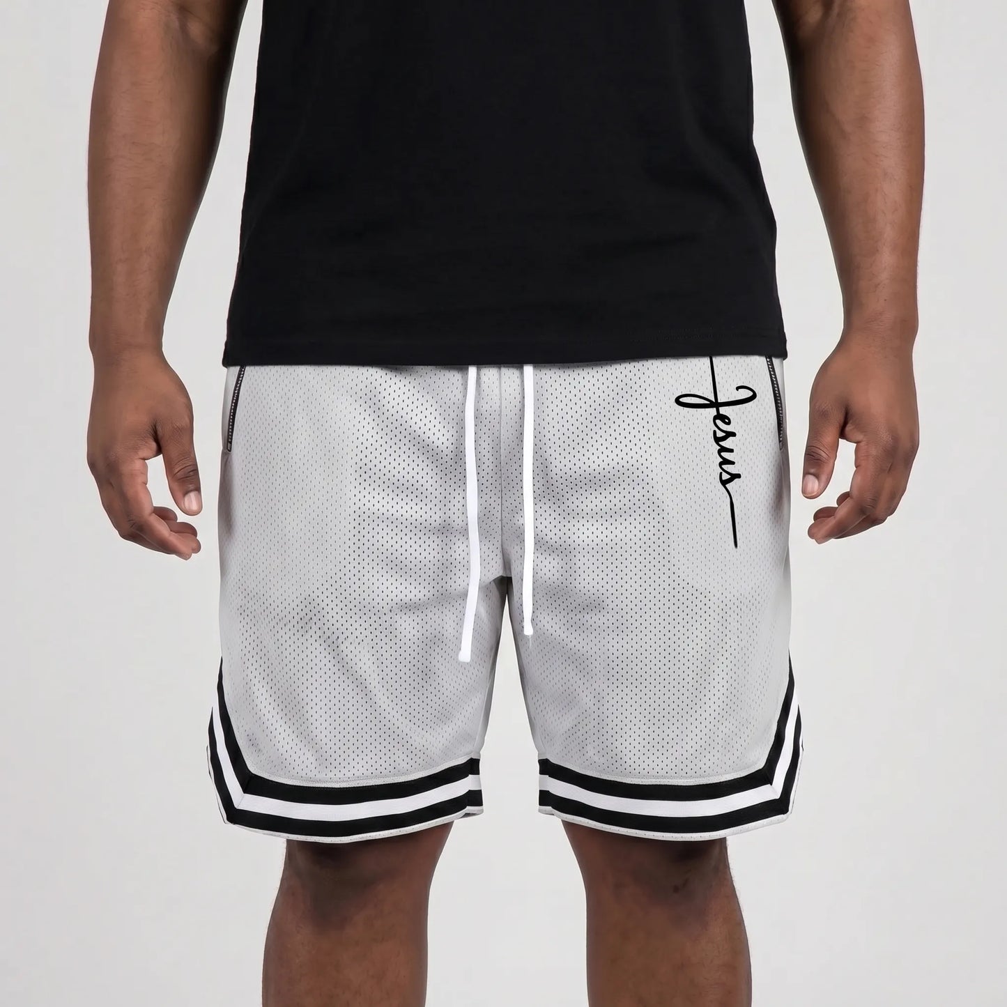 Loose Fit Athletic Basketball Shorts - Chad