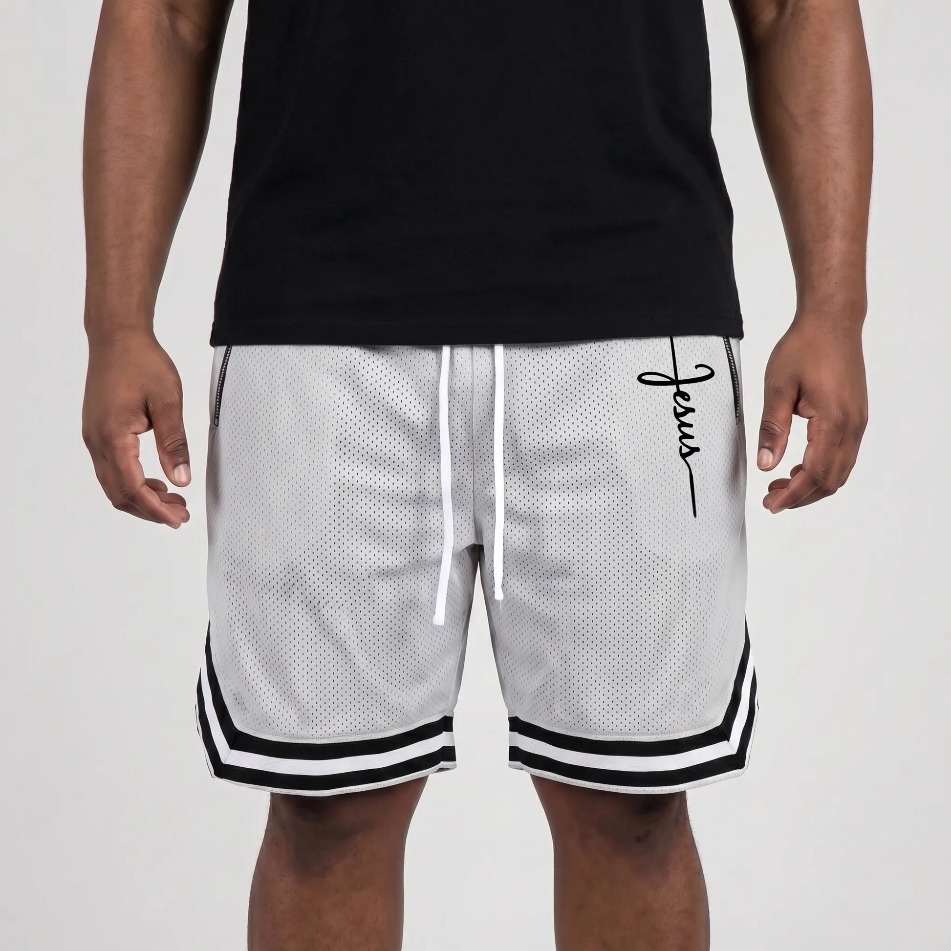 Loose Fit Athletic Basketball Shorts - Chad