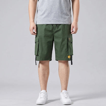 Loose Knee-Length Cargo Shorts - Ryan