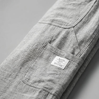 Loose Straight Leg Trousers -  Neal