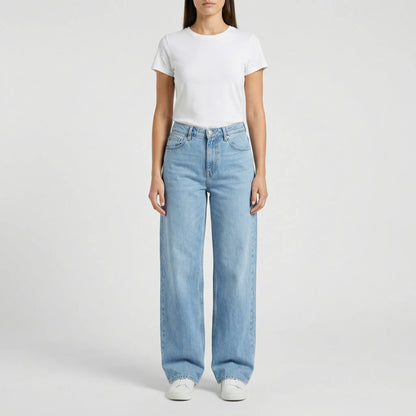 Low Rise Damenjeans Locker Geschnitten - Milla