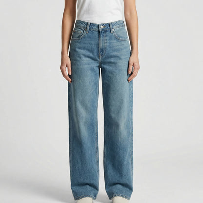 Low Rise Damenjeans Locker Geschnitten - Milla