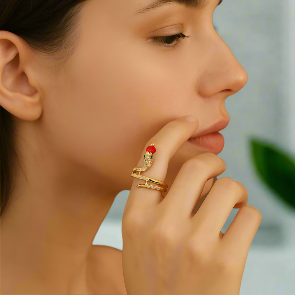 Lycklig | Lucky Zirkon Ormsmycken för kvinnor