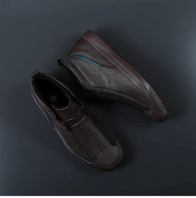Herrsneakers med blixtlås och komfort – Noah