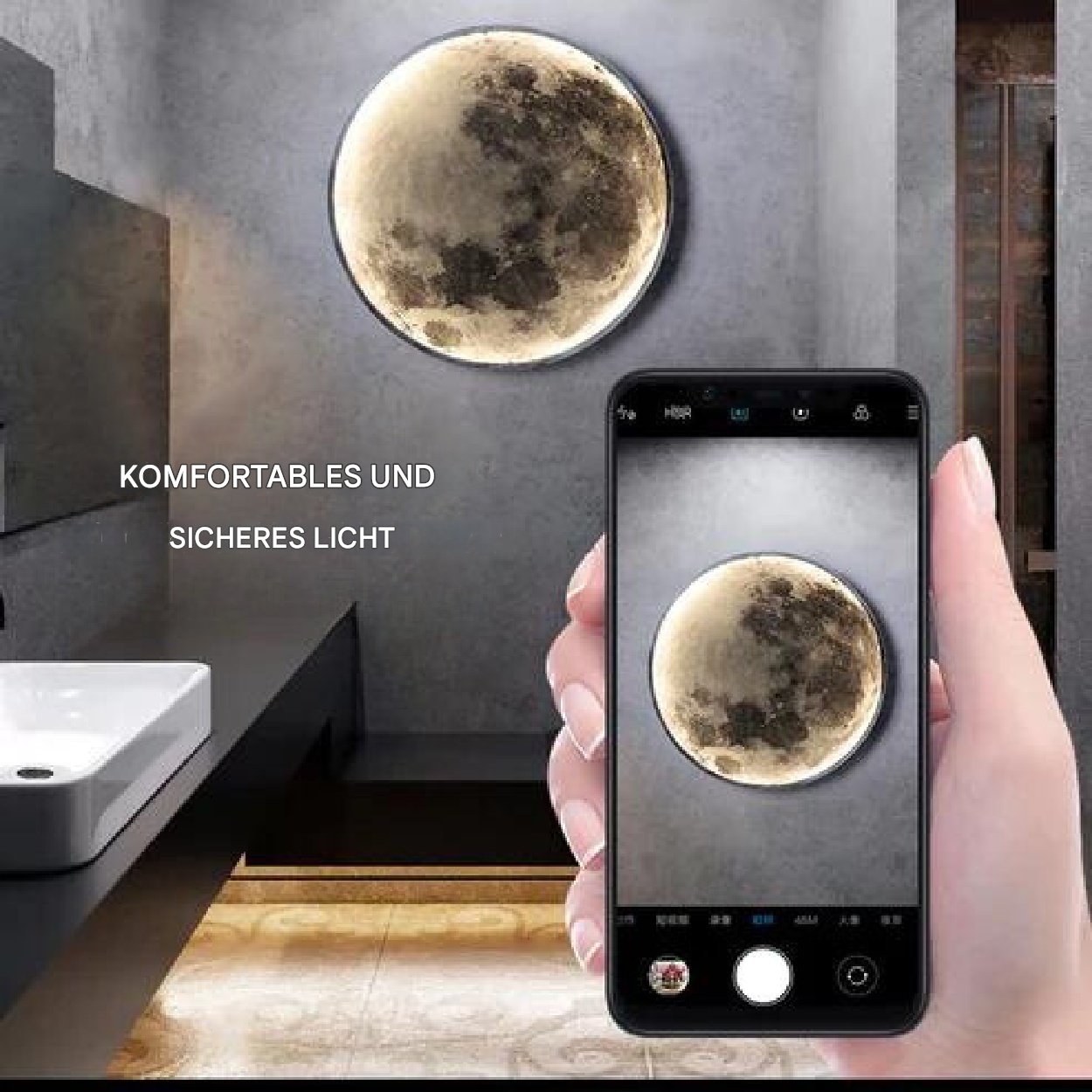 MoonAura | Magiskt 3D-månljus med atmosfär