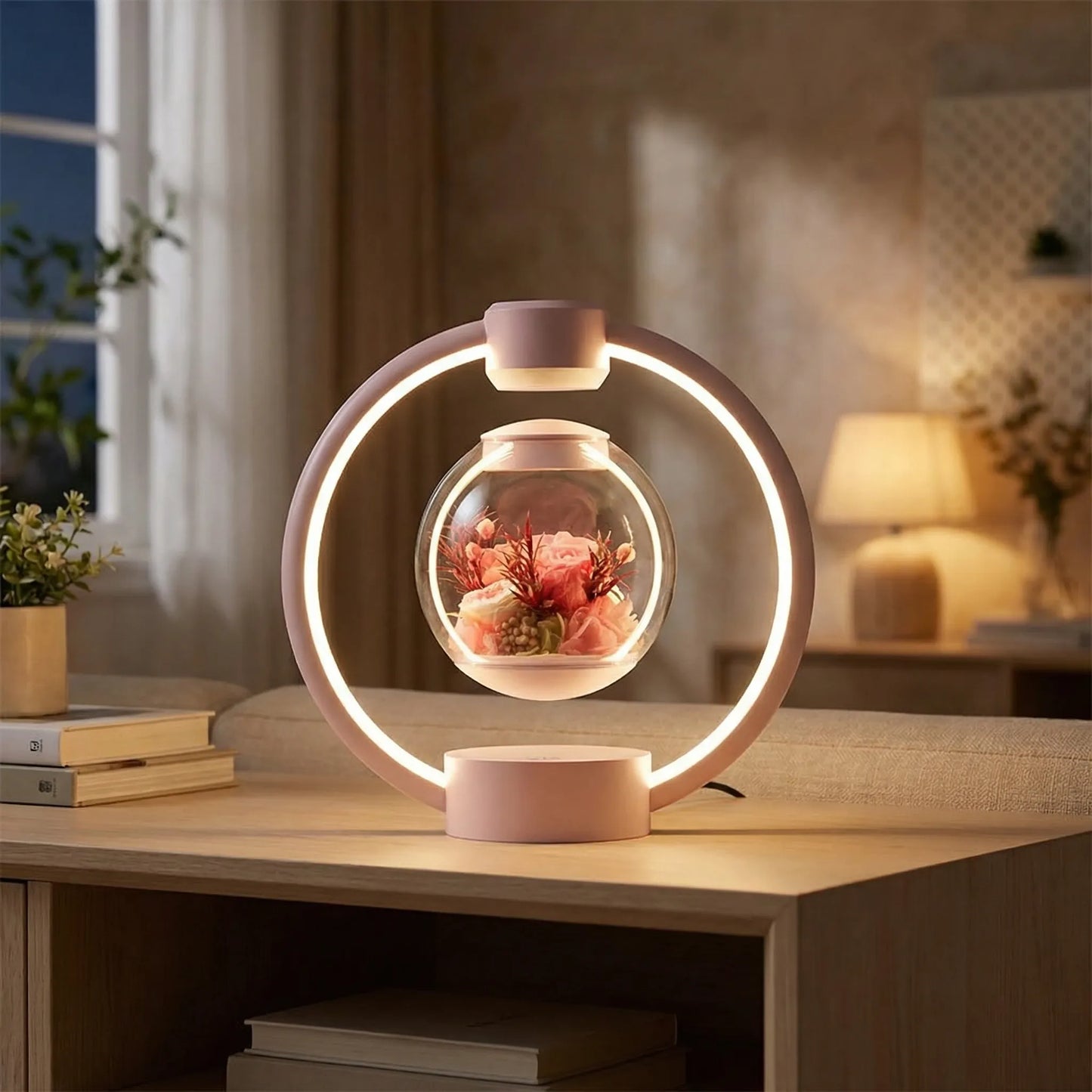 Magnetic Levitation Table Lamp - Levaflora
