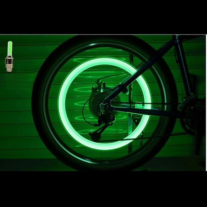 Set med 4 lysande ventilkapslar – GlowRims