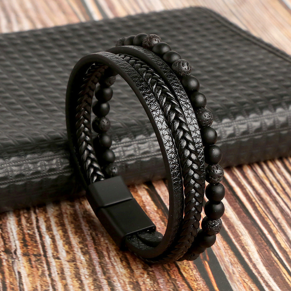 Mehrreihiges Herrenarmband - Jari