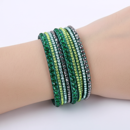 Mehrschichtiges Wickelarmband - GlamWrap 