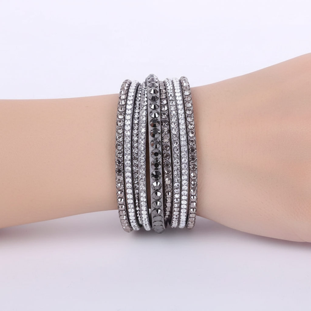 Mehrschichtiges Wickelarmband - GlamWrap 