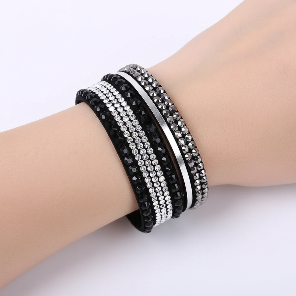 Mehrschichtiges Wickelarmband - GlamWrap 