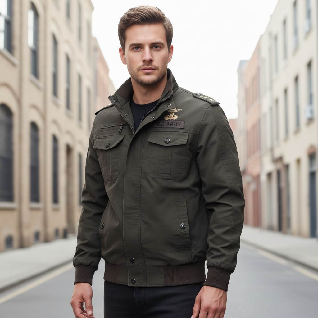 Militärisch Inspirierte Jacke - Rudolf