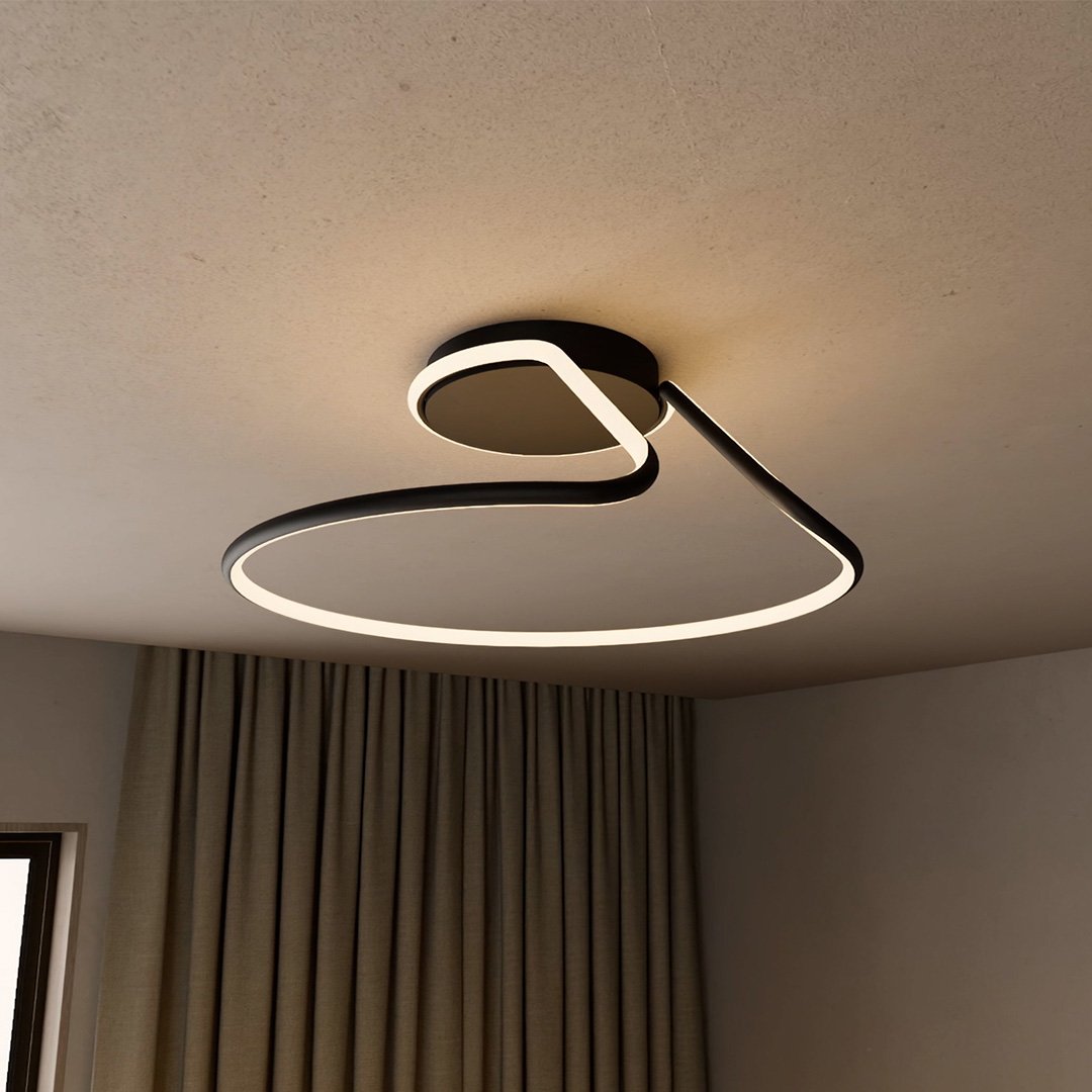 Minimal Modern Ceiling Fixture - Novalume