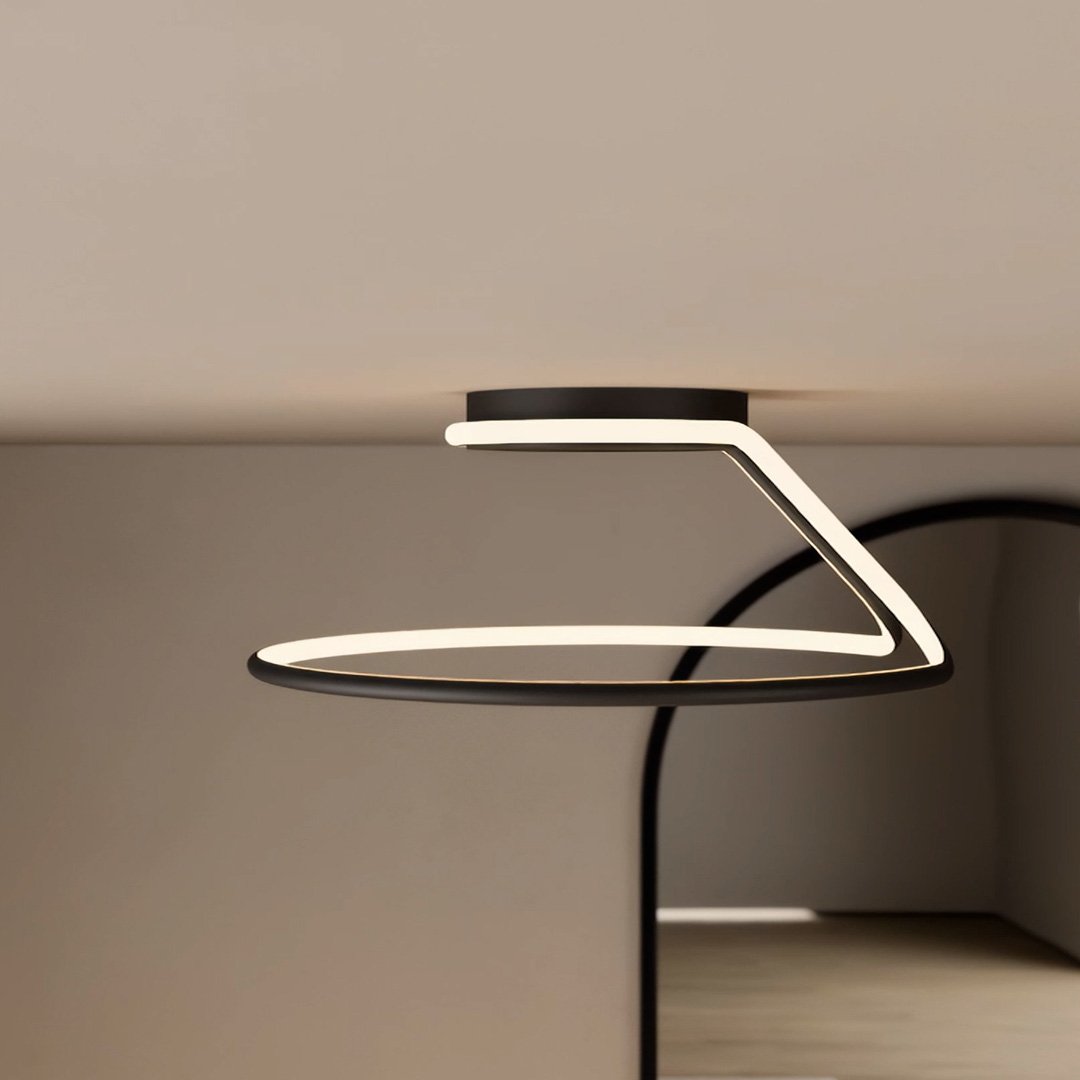 Minimal Modern Ceiling Fixture - Novalume