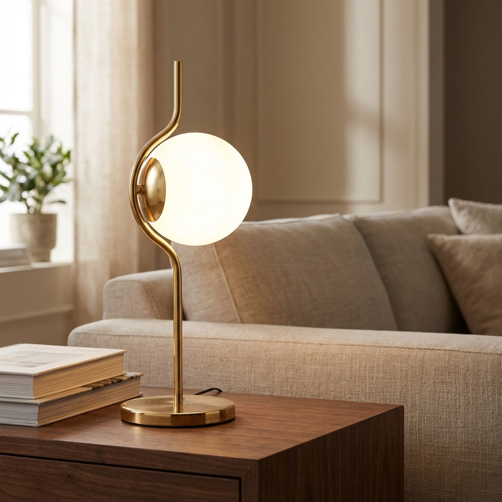 Minimal Sculptural Table Lamp -  Auraquill