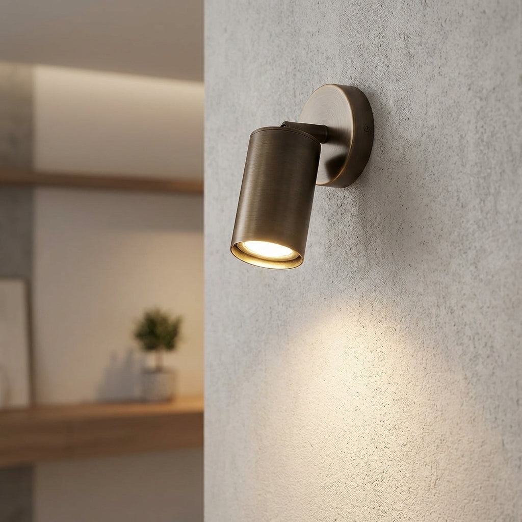 Minimalist Cylindrical Wall Sconce -  NoirLume