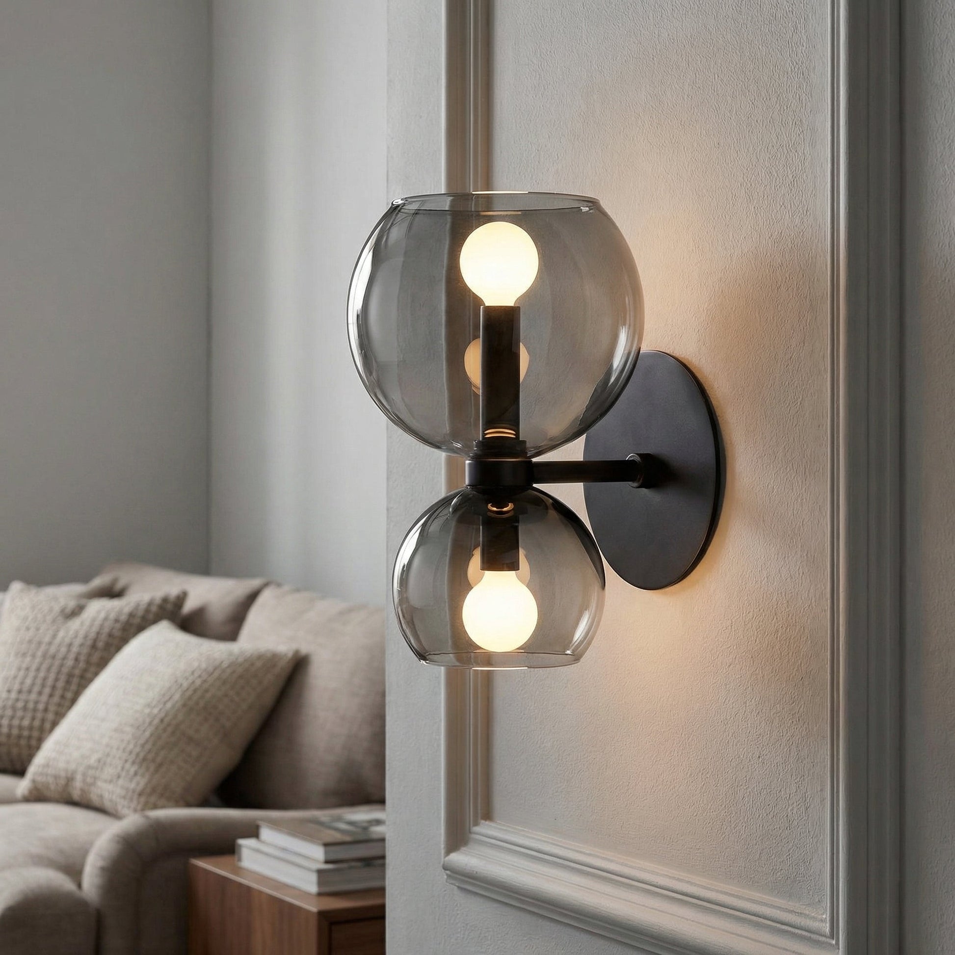 Minimalist Double Light Sconce -  Glowetta