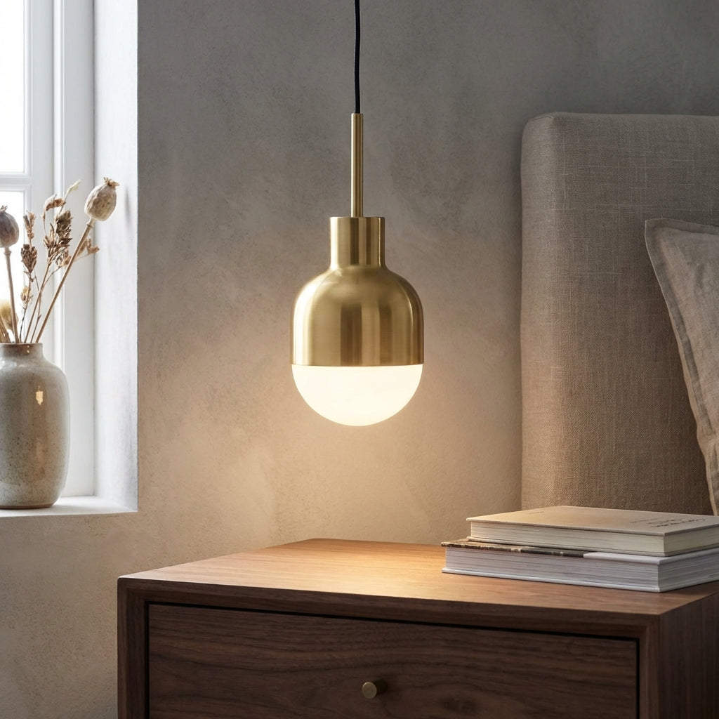 Minimalist Single Bulb Pendant - Pendria