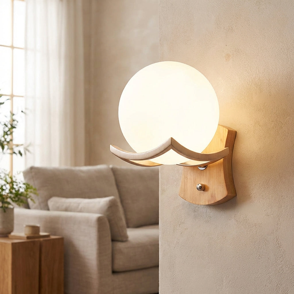 Minimalist Spherical Wall Light - Zenivio