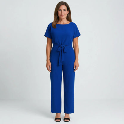 Minimalistischer Jumpsuit Mit Weitem Bein - Lavinia