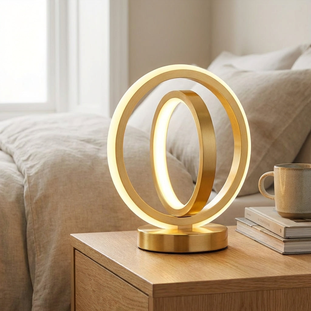 Modern Circular Accent Lamp - AuraLoop