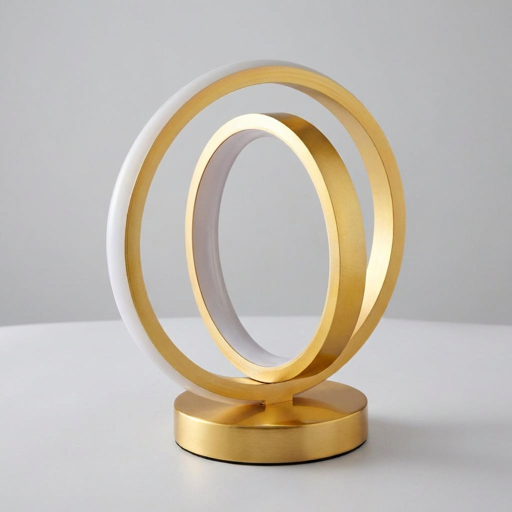 Modern Circular Accent Lamp - AuraLoop