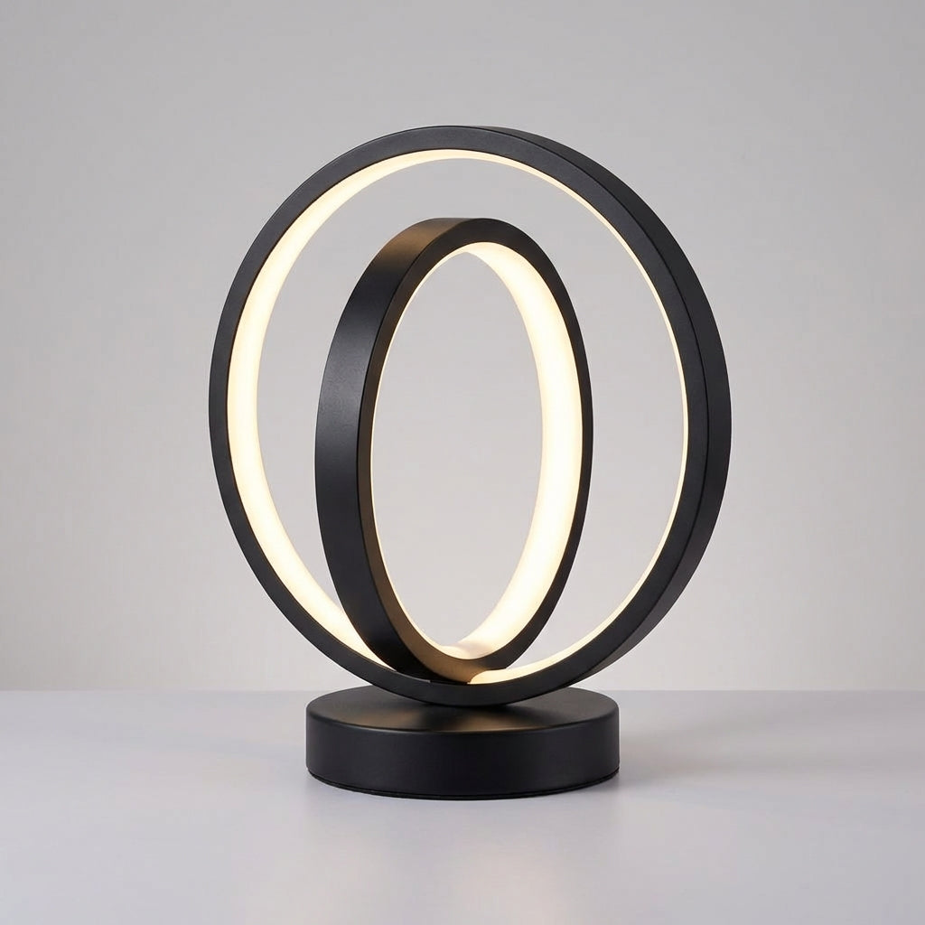 Modern Circular Accent Lamp - AuraLoop