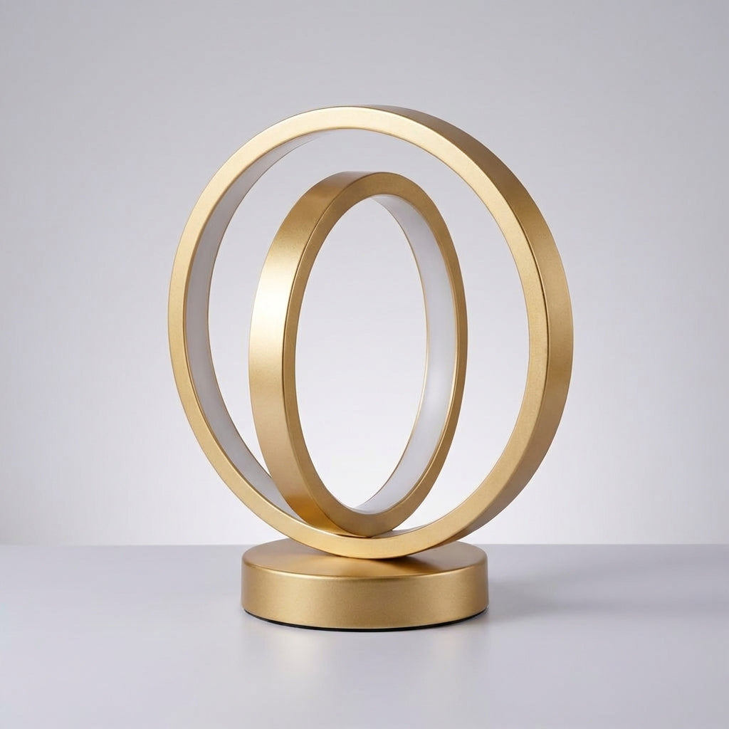 Modern Circular Accent Lamp - AuraLoop