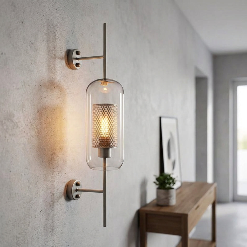 Modern Glass Wall Sconce - Glasierra