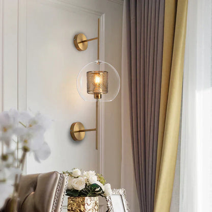 Modern Glass Wall Sconce - Glasierra