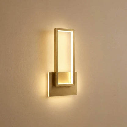 Modern Rectangular Wall Lamp - Brillane