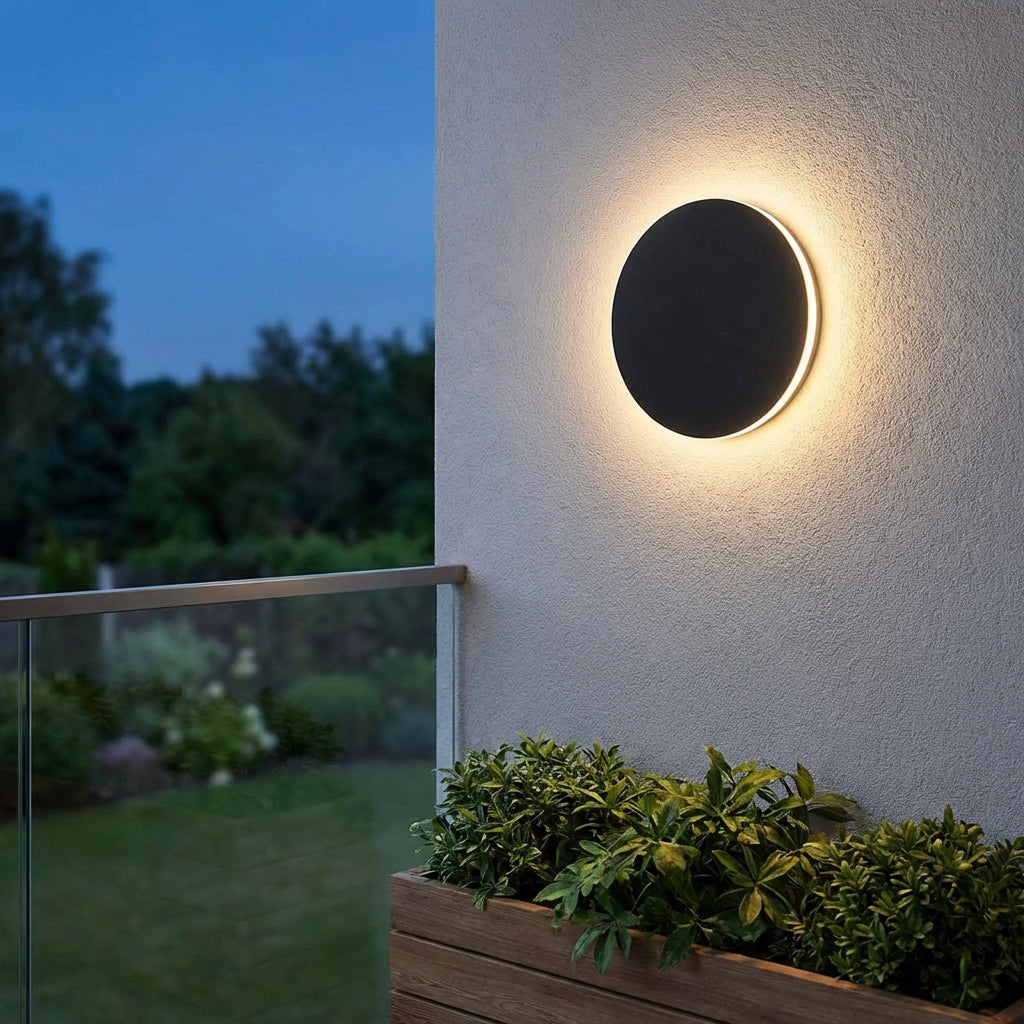 Modern Round Wall Light - Solunex