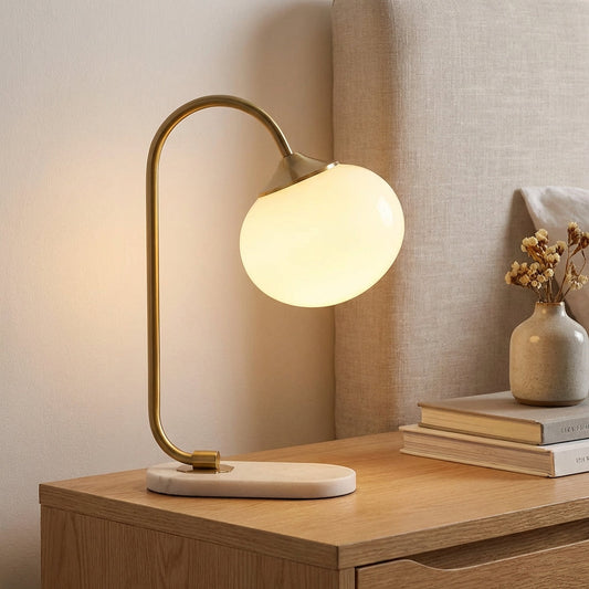Modern Rounded Table Lamp -  Melluma