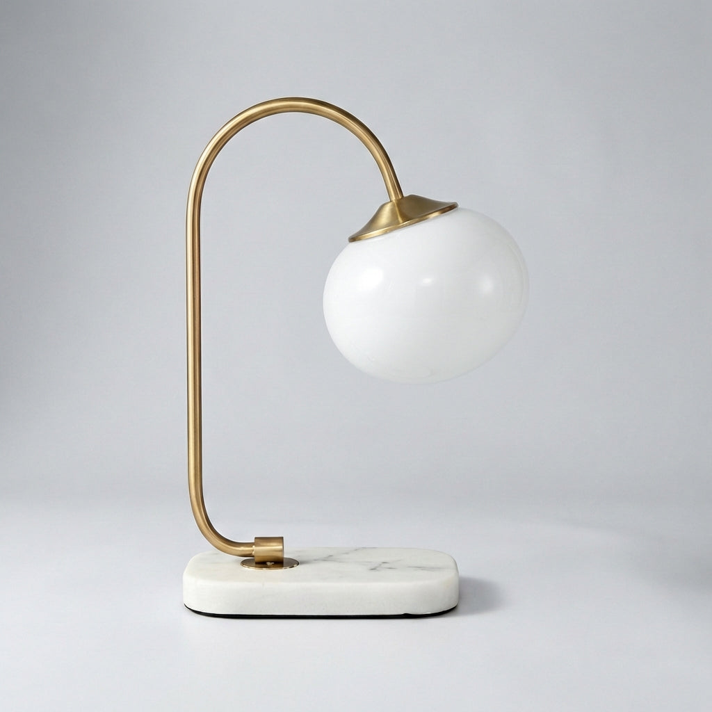 Modern Rounded Table Lamp -  Melluma