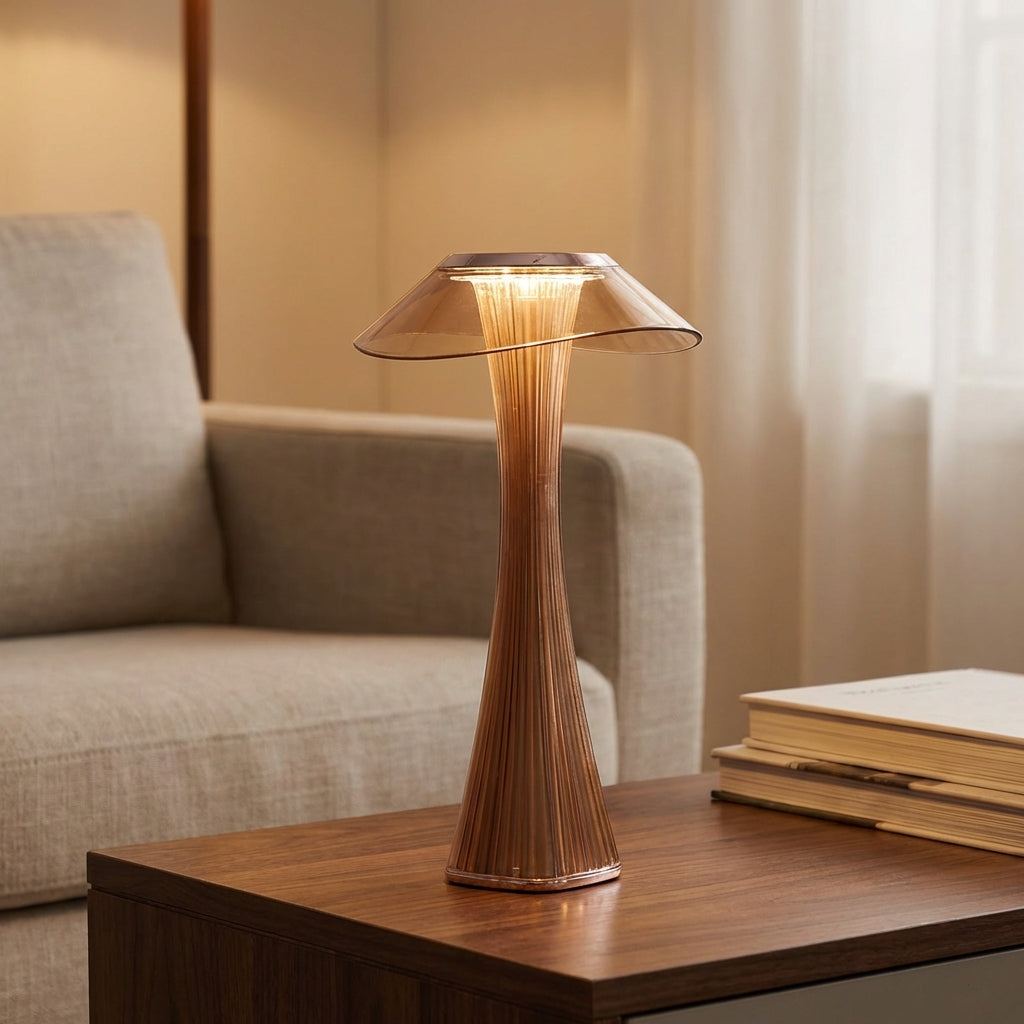 Modern Sculpted Accent Lamp - Eclarae