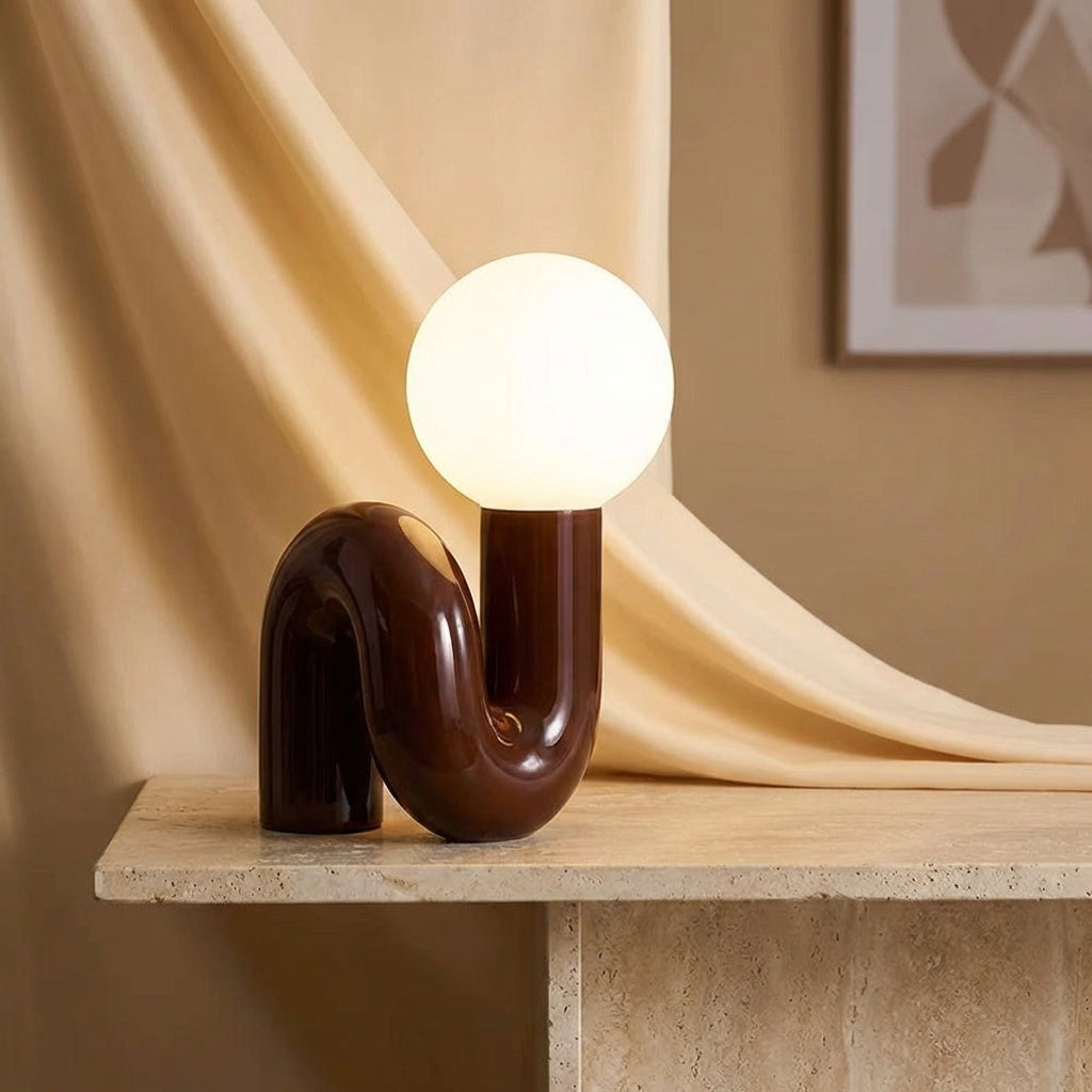 Modern Sculptural Table Lamp - Arcavita