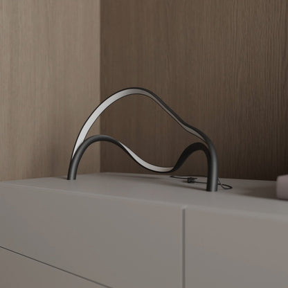 Modern Sculptural Table Lamp - Arcelle