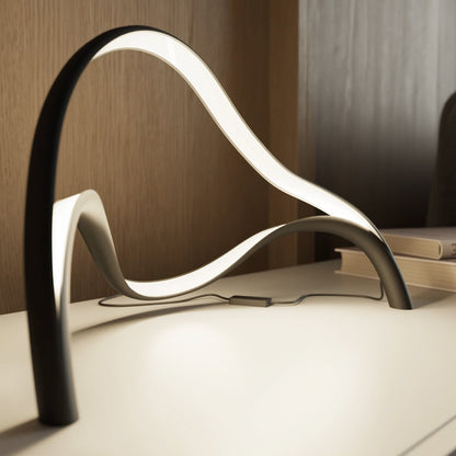 Modern Sculptural Table Lamp - Arcelle