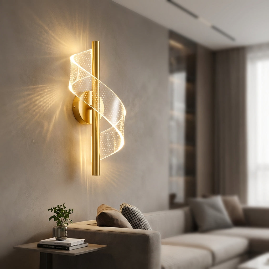 Modern Spiral Wall Sconce - Virello