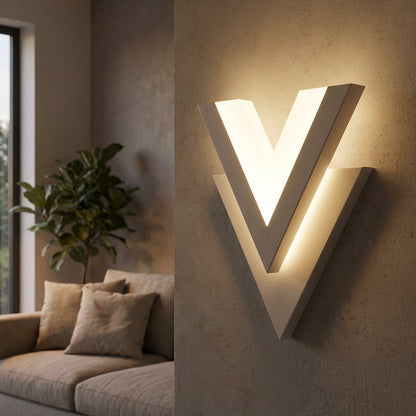 Modern V Shaped Wall Light -  Velanox