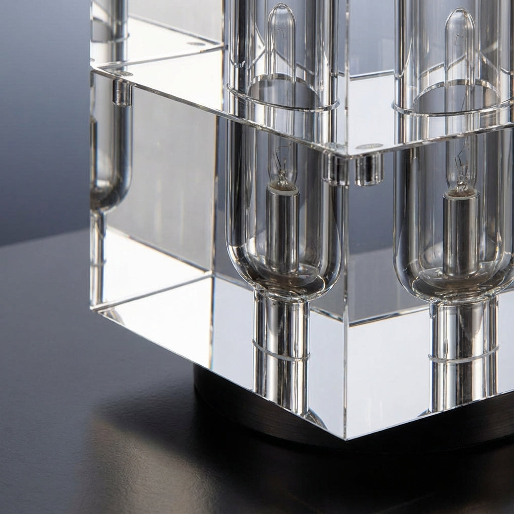 Modern Cube Table Lamp -  Crystalix