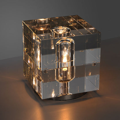 Modern Cube Table Lamp -  Crystalix