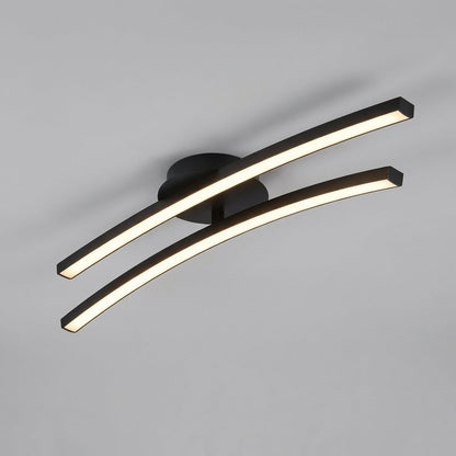 Modern Curved Ceiling Fixture -  Curvion