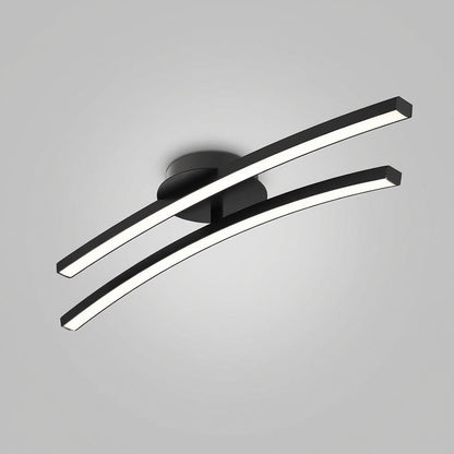 Modern Curved Ceiling Fixture -  Curvion