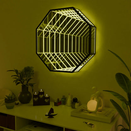Modern Hexagon Wall Lamp -  Hexalume