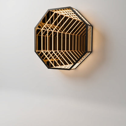 Modern Hexagon Wall Lamp -  Hexalume