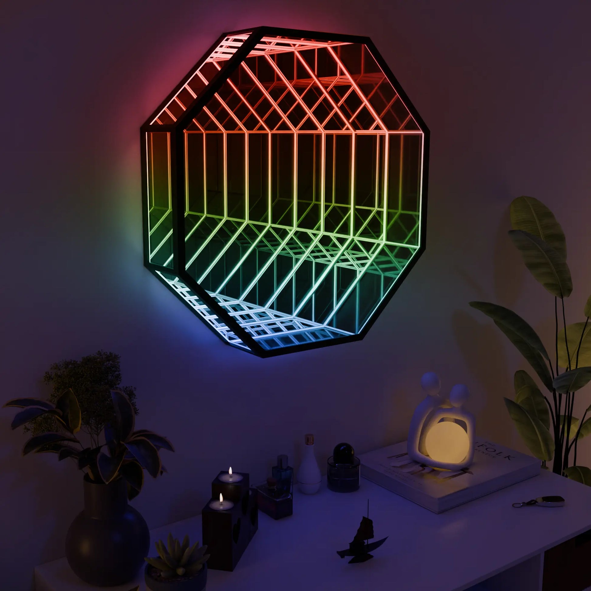 Modern Hexagon Wall Lamp -  Hexalume