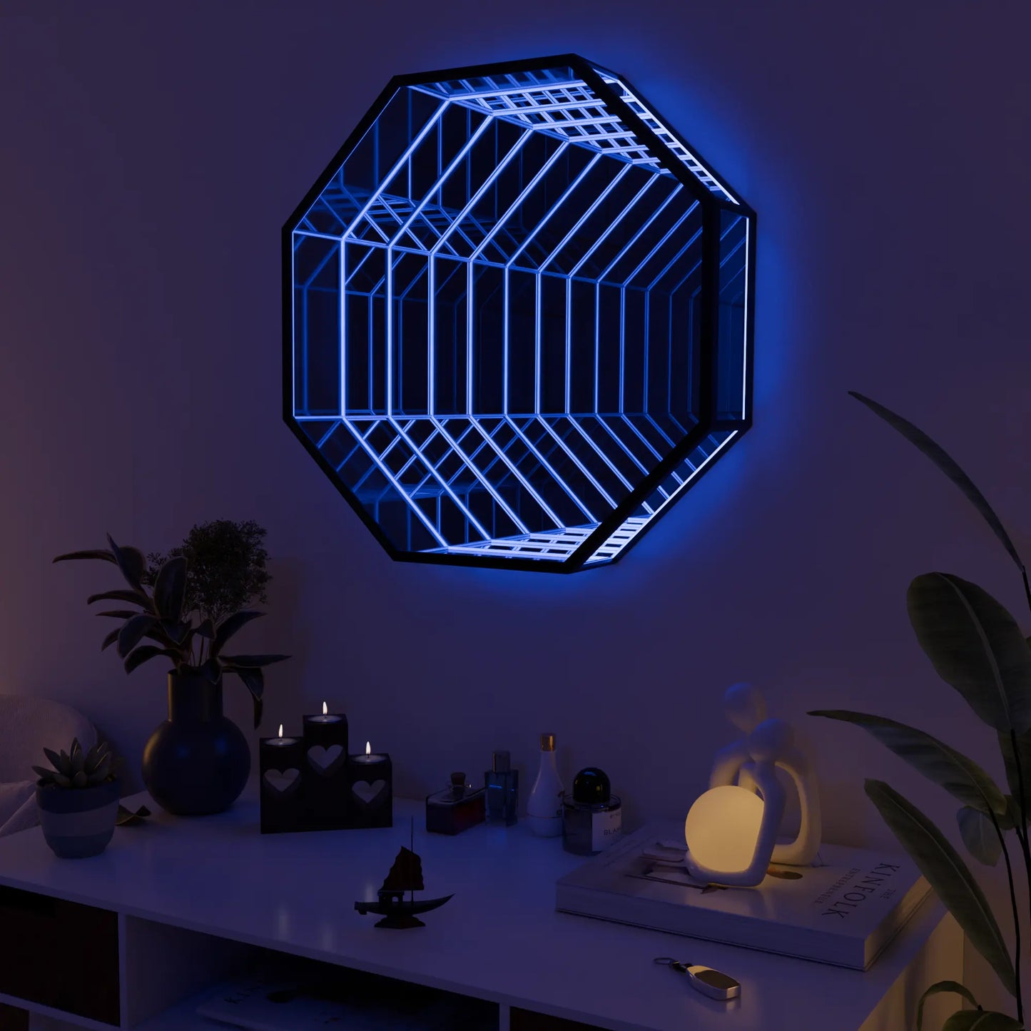 Modern Hexagon Wall Lamp -  Hexalume