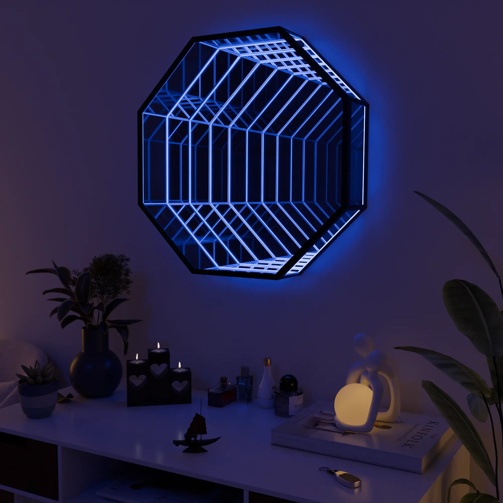 Modern Hexagon Wall Lamp -  Hexalume