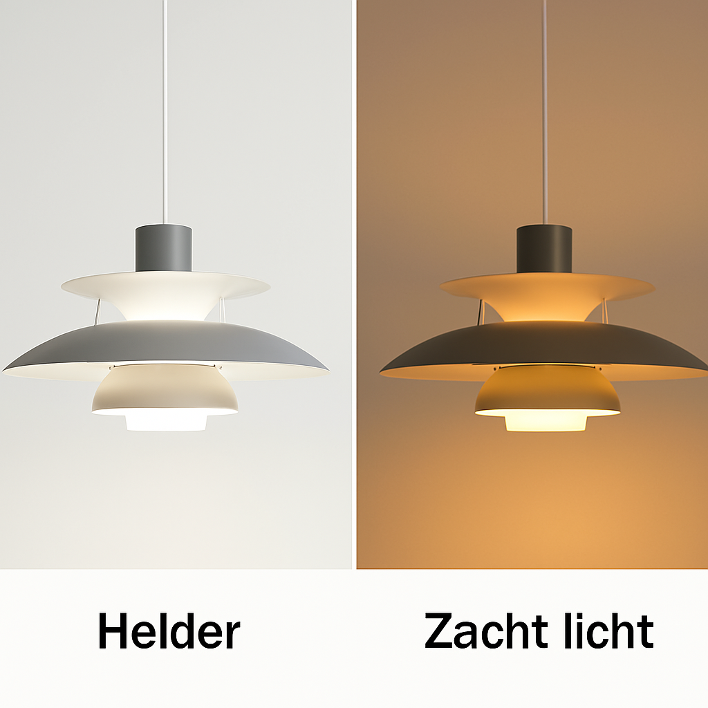 Modern rund LED-taklampa – dimbar och hållbar – stilfull belysning för vardagsrum, matsal och kontor